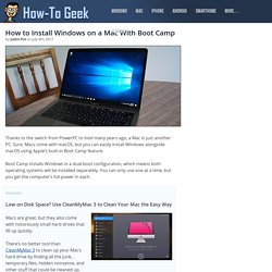 How to Install Windows on a Mac With Boot Camp