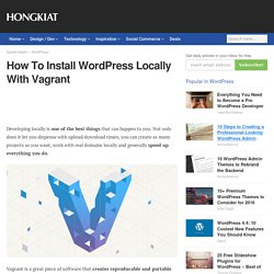 How To Install WordPress Locally With Vagrant