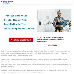 Water Heater Repair and Installation Services Albuquerque, New Mexico