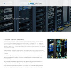 Computer Network Installation in VA - Amsolution