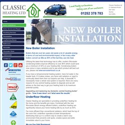 New Boiler Installation & Upgrading Basingstoke, Underfloor Heating Ash Vale