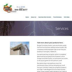 Seamless Rain Gutter Installation Services In Orange County California