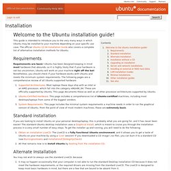 Installation - Community Ubuntu Documentation - Nightly