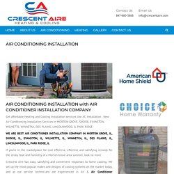 Heating and Cooling Installation in Morton Grove