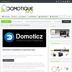 Domoticz, installation et premiers pas