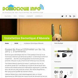 Installation Domotique d’Abavala