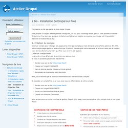 2 bis - Installation de Drupal sur Free