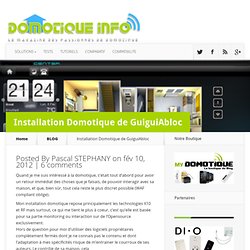 Installation Domotique de GuiguiAbloc