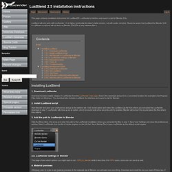 blender 3d pearltrees instructions installation dans etude depuis quelques avec