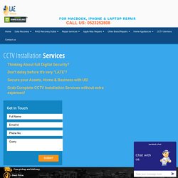 CCTV Camera Installation and Maintenance Services in Dubai
