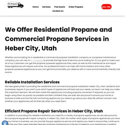 Best Propane Gas Suppliers in Heber City Utah
