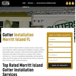 Gutter Installation Merritt Island, FL
