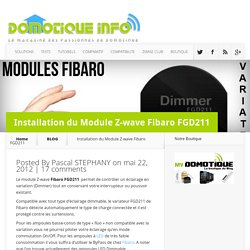 Installation du Module Z-wave Fibaro FGD211