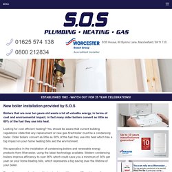 New Boiler Installation Manchester, Boiler Replacements Sheffield