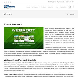 Webroot Expired, Renewal, Key Installation