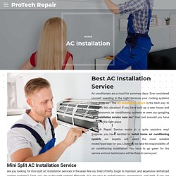 Best Mini Split AC Installation