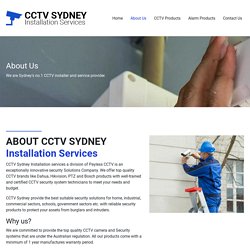 CCTV Security Cameras Sydney