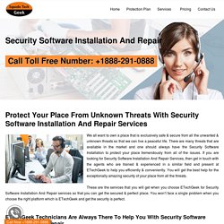 Security Software Installation And Repair
