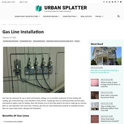 Gas Line Installation