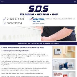 S.O.S Central Heating Installation Warrington, Boiler Breakdown Stockport