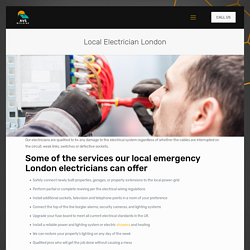 Electrical Installations & Electrician London - AVS Building Services