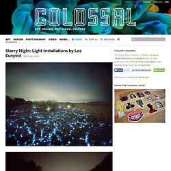 Starry Night: Light Installations by Lee Eunyeol