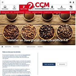 Installer un Java gratuit pour LibreOffice 7.0