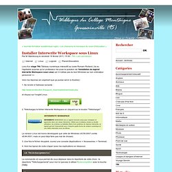 Installer Interwrite Workspace sous Linux