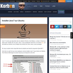 Installer Java 7 sur Ubuntu