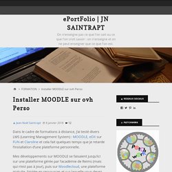 Installer MOODLE sur ovh Perso