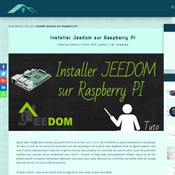 Installer Jeedom sur Raspberry PI (Raspbian Stretch) - OpenDomoTech