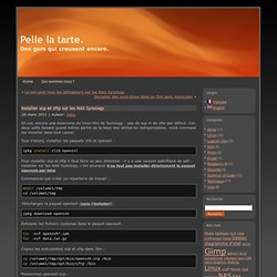 Installer scp et sftp sur les NAS Synology
