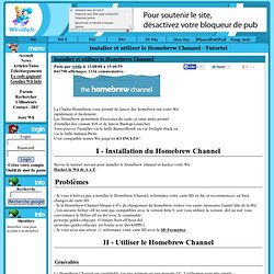 Installer et utiliser le Homebrew Channel - Tutoriel Wii Info