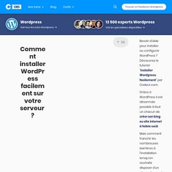 Comment installer WordPress ?