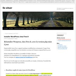 Installer WordPress chez Free.fr