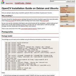 InstallGuide : Debian