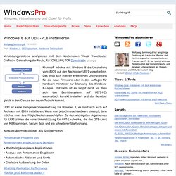 Windows 8 auf UEFI-PCs installieren