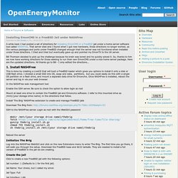 Installing EmonCMS in a FreeBSD Jail under NAS4Free