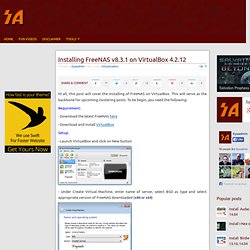 Installing FreeNAS v8.3.1 on VirtualBox 4.2.12