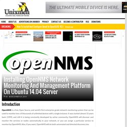 Installing OpenNMS Network Monitoring And Management Platform On Ubuntu 14.04 Server