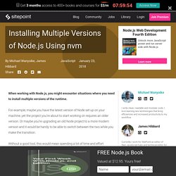 Installing Multiple Versions of Node.js Using nvm