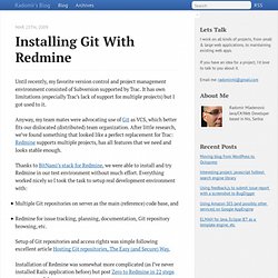 Redmine git ruby programming