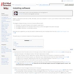 Installing software - Evil Mad Scientist Wiki - Aurora