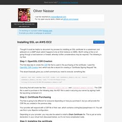 Installing SSL on AWS... // Blog // web.onassar.com