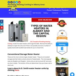 One Of The Best Water Heater Installers in Albany NY