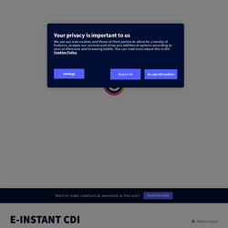 E-INSTANT CDI by jfiliol.pro on Genially
