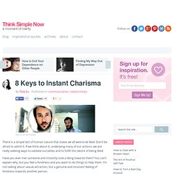 8 Keys to Instant Charisma