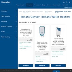 Buy Instant Water Heater Online