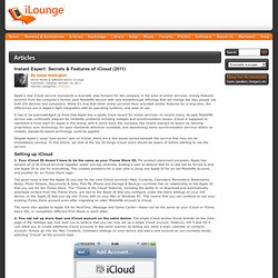 Instant Expert: Secrets & Features of iCloud (2011)