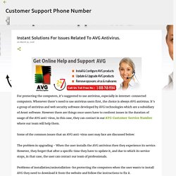 Instant Solutions For Issues Related To AVG Antivirus.
